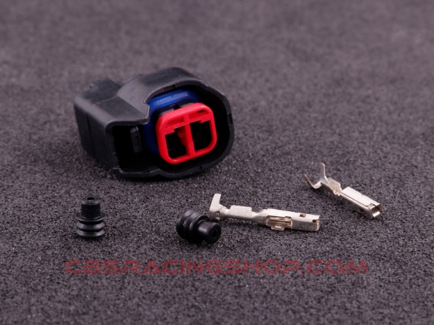 Picture of Connector 2-way socket housing (LS3/LS7 injector) - MaxxEcu
