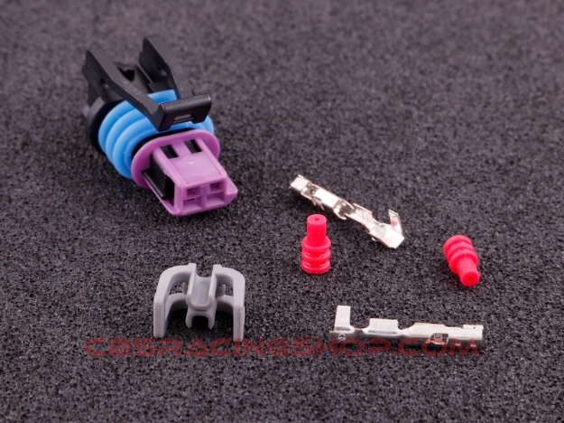 Afbeeldingen van Connector 2-way socket housing (LSx CLT) - MaxxEcu