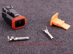 Afbeeldingen van Connector 2-way socket housing DT series - MaxxEcu
