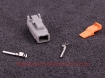 Billede af Connector 2-way socket housing DTM series - MaxxEcu