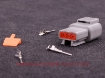 Bild von Connector 3-way pin housing DTM - MaxxEcu