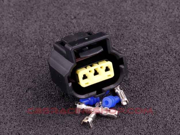 Afbeeldingen van Connector 3-way socket housing (Coyote alternator) - MaxxEcu