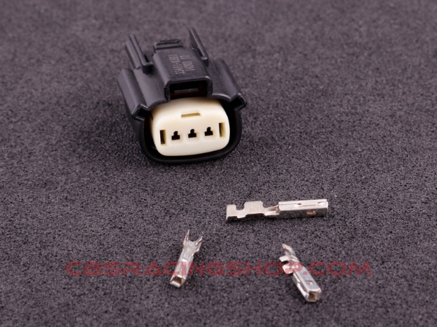 Afbeeldingen van Connector 3-way socket housing (Coyote ignition coil) - MaxxEcu