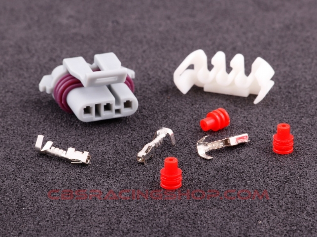 Billede af Connector 3-way socket housing (LS7 MAP-sensor) - MaxxEcu