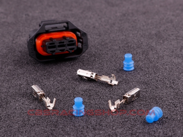 Afbeeldingen van Connector 3-way socket housing (LSs/LS7 MAP-sensor) - MaxxEcu