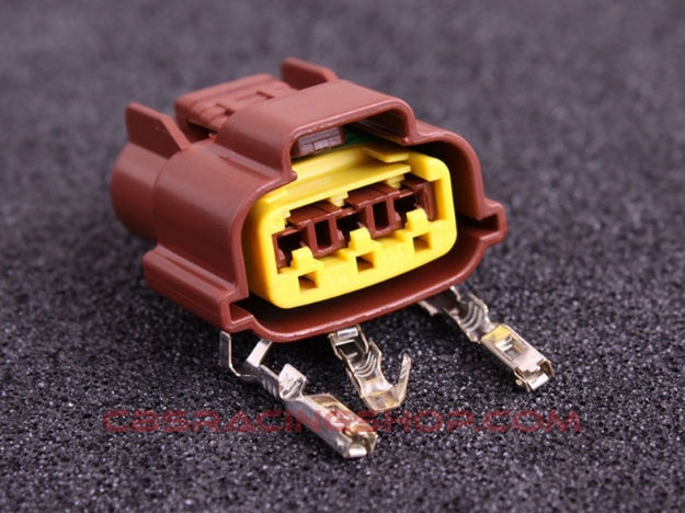 Afbeeldingen van Connector 3-way socket housing (Nissan TPS) - MaxxEcu