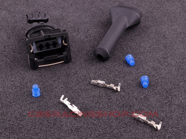Afbeeldingen van Connector 3-way socket housing Bosch JPT (tps, trigger) - MaxxEcu