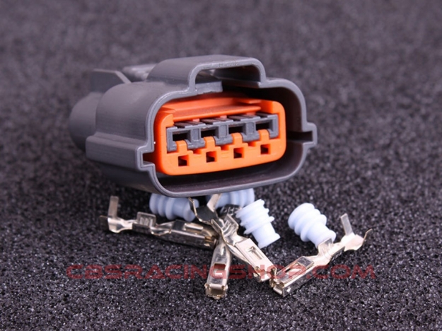 Billede af Connector 4-way socket housing (Nissan CAS) - MaxxEcu