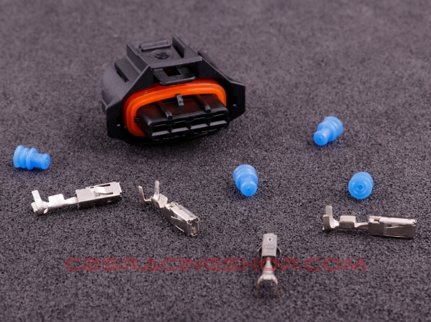 Afbeeldingen van Connector 4-way socket housing Bosch compact - MaxxEcu
