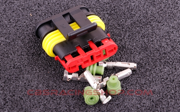 Billede af Connector 4-way socket housing Superseal - MaxxEcu