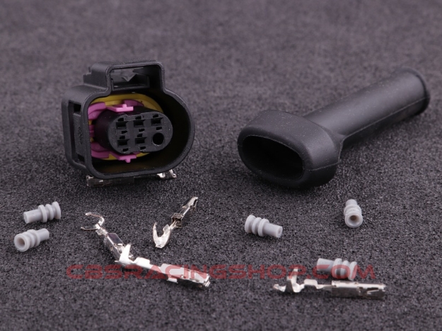 Afbeeldingen van Connector 6-way socket housing (Bosch ADV wideband sensor) - MaxxEcu