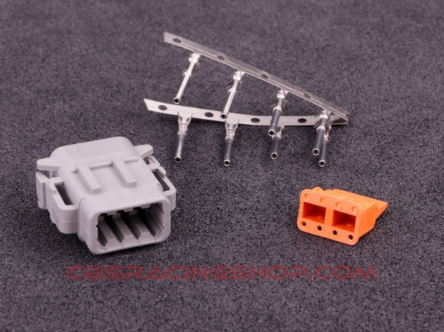 Afbeeldingen van Connector 8-way socket housing DTM - MaxxEcu