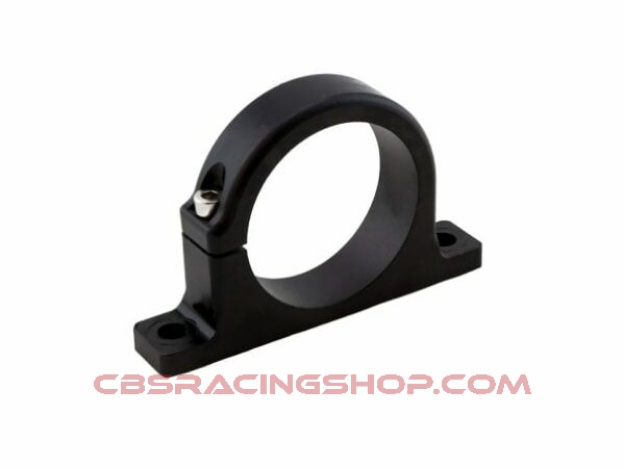 Afbeeldingen van FPR Billet Fuel Filter Bracket for Turbosmart 1.75" OD filters - Anodized Black - Turbosmart