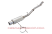 Bild von 3" Cat-Back System with Straight-Out Cannon Muffler, 409 Raw Stainless Steel - X-Force