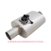 Bild von Oval Body 6" x 10" x 16" (16,51cm x 25,4cm x 40,64cm) Center in/Center Out 4" Flanged Inlet, 4" Single-Wall Tip - X-Force