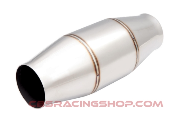 Picture of 2.5" Metallic High-Flow Racing Catalytic Converter (100 Cell) - Round - X-Force