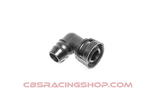 Picture of V2 Quick Connect 15mm Male to 5/8in Barb 90 Degree - Radium Engineering