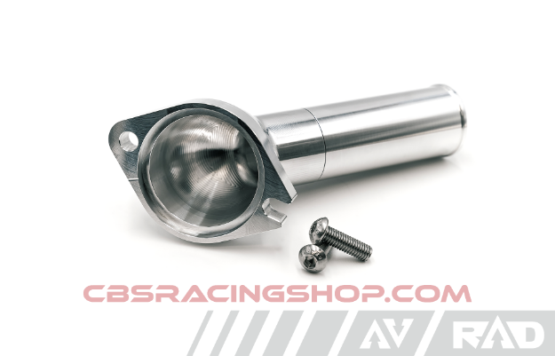 Afbeeldingen van RAD Industries Billet Lower Water Neck - Anodized Black