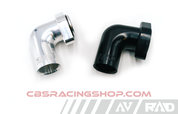Bild von RAD Industries GTE Billet Upper Water Neck *Race Version - Anodized Black