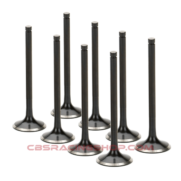 Bild von Toyota 2RZFE/3RZFE Black Nitrided Exhaust Valve - Set of 8 - Supertech