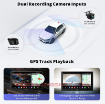 Picture of ATOTOZONE X10DG211E 10" QLED DAB 2 Din Android Car Stereo, 8+128G, Wireless Carplay & Android Auto, 4G LTE, AI Voice Assistant, GPS Tracking, Dual MIC & BT, LRV, 36B-EQ, HDMI Input