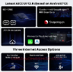 Billede af ATOTOZONE X10G110E 10" QLED AI Android Car Stereo 1 DIN, Built-in Navigation, 8G+128G, 4G LTE, Car Floating Screen, Wireless CarPlay & Android Auto, Dual Phone & Bluetooth