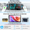 Picture of ATOTOZONE X10DG2B7E 7" QLED DAB Car Radio 2 From Android, 8+128G, Carplay Wireless & Android Auto, 4G LTE, AI Voice Assistant, GPS Tracking,Dual MIC & BT, LRV, SVC, 36B-EQ, HDMI Input