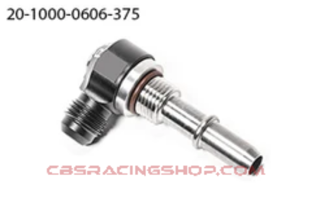 Billede af 6AN ORB Swivel Banjo 3/8in SAE to 6AN Male Bulkhead